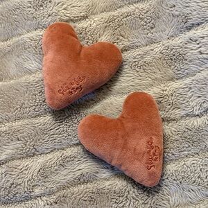 Two Slumberkins Heart Plushies